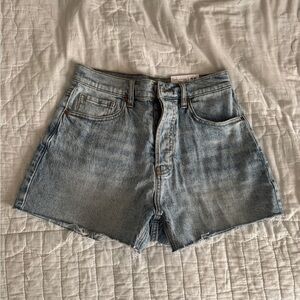 NWT PACSUN SIZE 26 Denim Curve Vintage High-Rise Women's Shorts